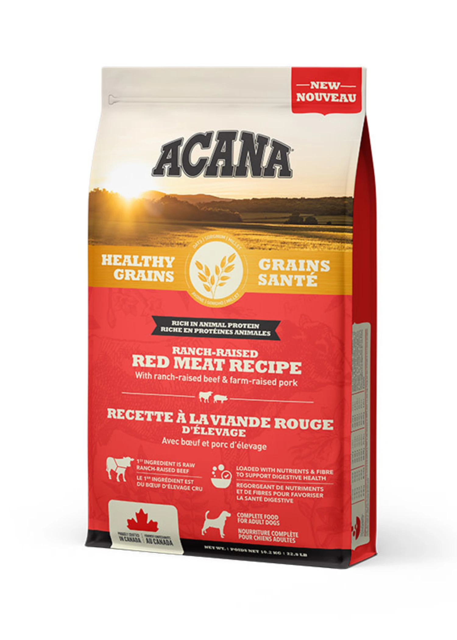 Acana Healthy Grains Ranch-Raised Red Meat Recipe 1 Acana Healthy Grains Ranch-Raised Red Meat Recipe