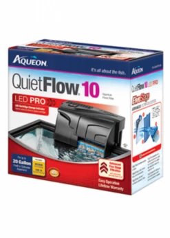 Aqueon® QuietFlow®10 LED Pro Aquarium Power Filter