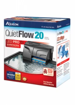 Aqueon® QuietFlow®20 LED Pro Aquarium Power Filter