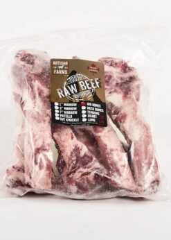 Artisan Farms Frozen Beef Rib Bones, Short 3lbs