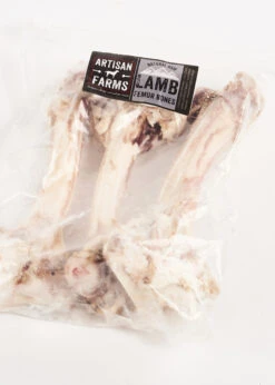 Artisan Farms Frozen Lamb Femur Bones 2lbs