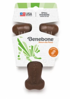 Benebone® Wishbone Peanut Butter Flavor Small Chew
