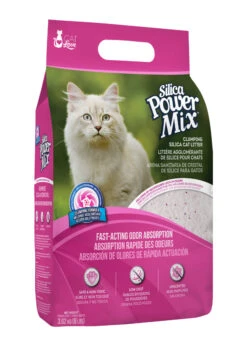 Power Mix Clumping Silica Cat Litter - 3.62 Kg (8 Lbs)