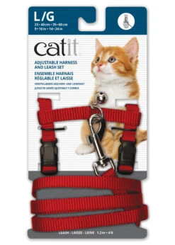 Catit Adjustable Nylon Harness & Leash Set Large