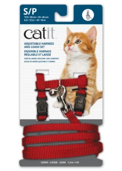 Catit® Adjustable Nylon Harness & Leash Set Small