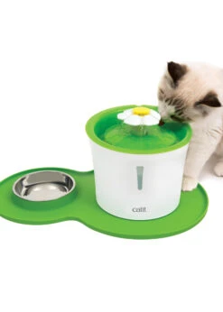 Catit® Flower Fountain And Peanut Placemat Combo 3L