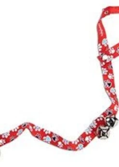 Coastal Potty Training Bells Red And White Paws