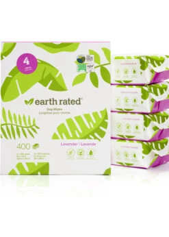 Earth Rated® 400 Certified Compostable Wipes Lavender