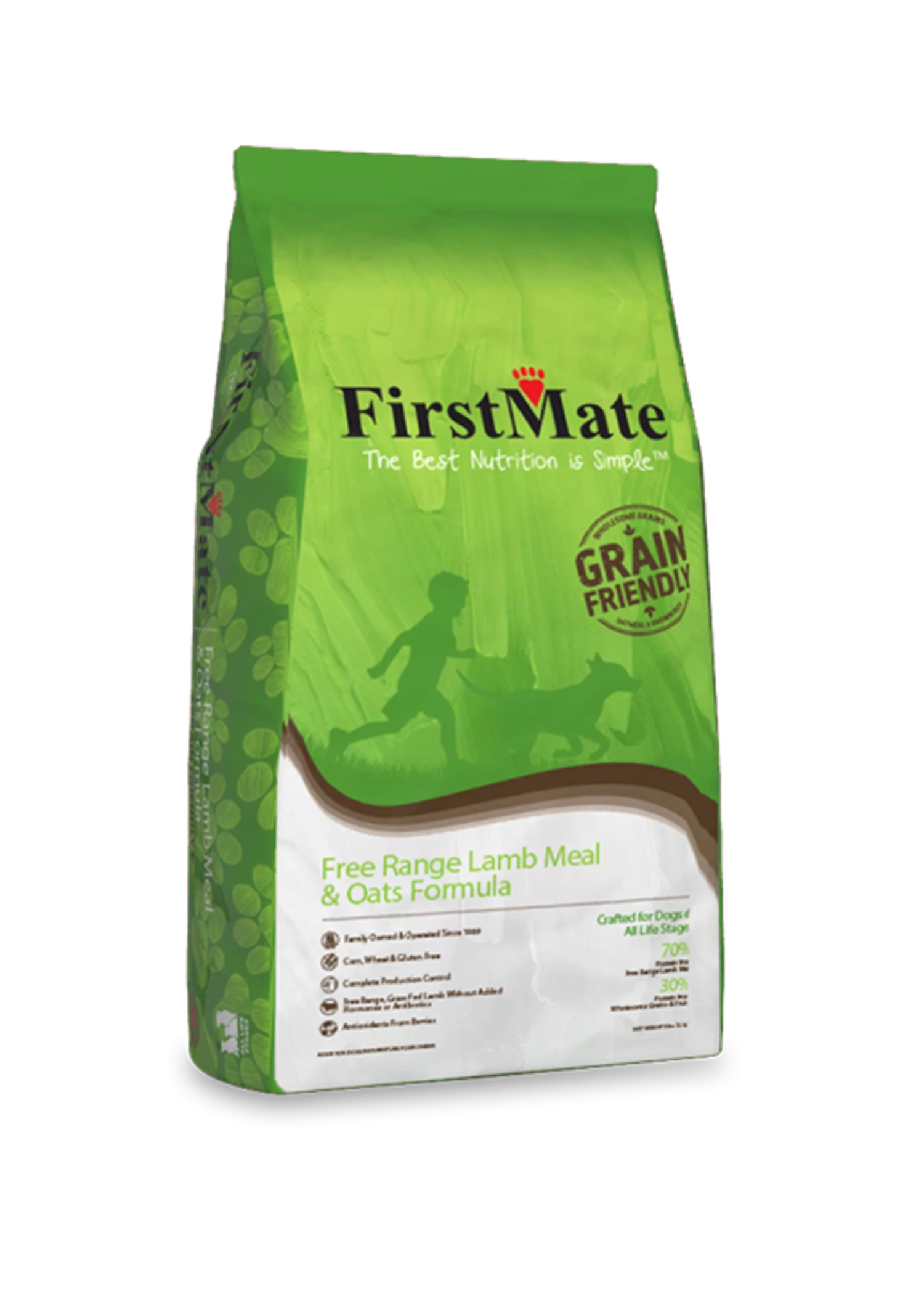 FirstMate Free Range Lamb Meal & Oats Formula 5lbs 1 FirstMate Free Range Lamb Meal & Oats Formula 5lbs