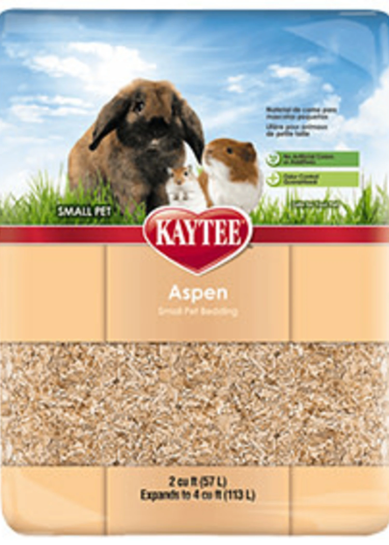 Kaytee Aspen Small Pet Bedding 113.3L 1 Kaytee Aspen Small Pet Bedding 113.3L