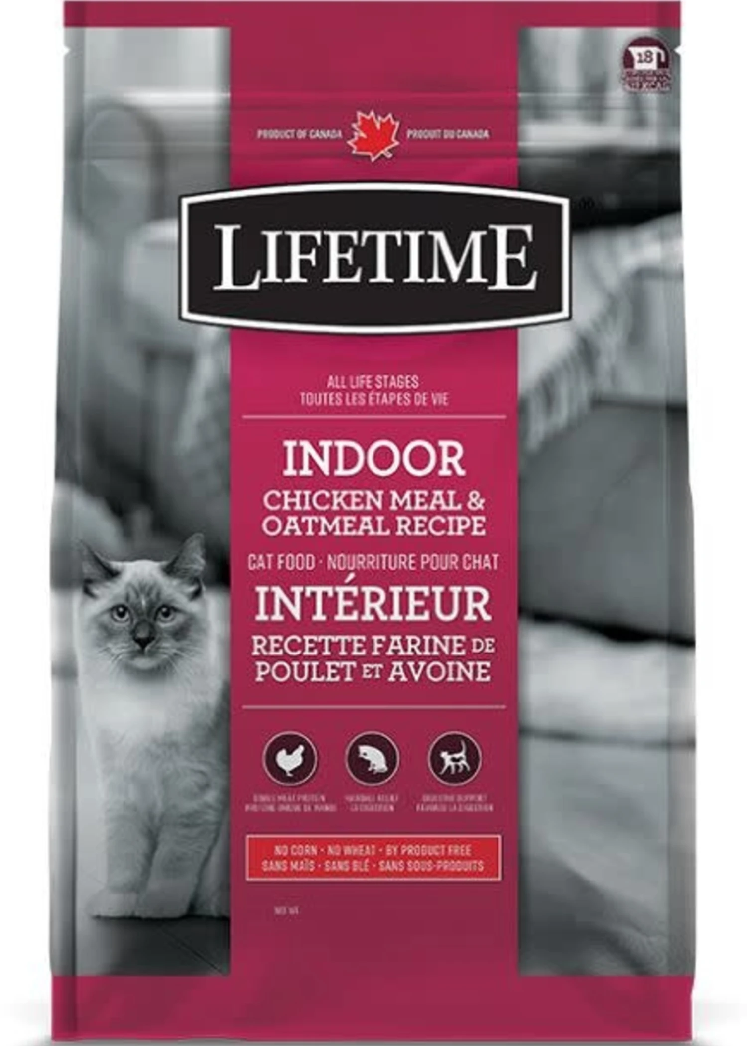 LifeTime Indoor Chicken Meal & Oatmeal Recipe 5lbs 1 LifeTime Indoor Chicken Meal & Oatmeal Recipe 5lbs