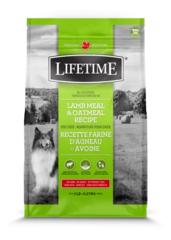 LIFETIME LAMB MEAL & OATMEAL RECIPE 25lbs