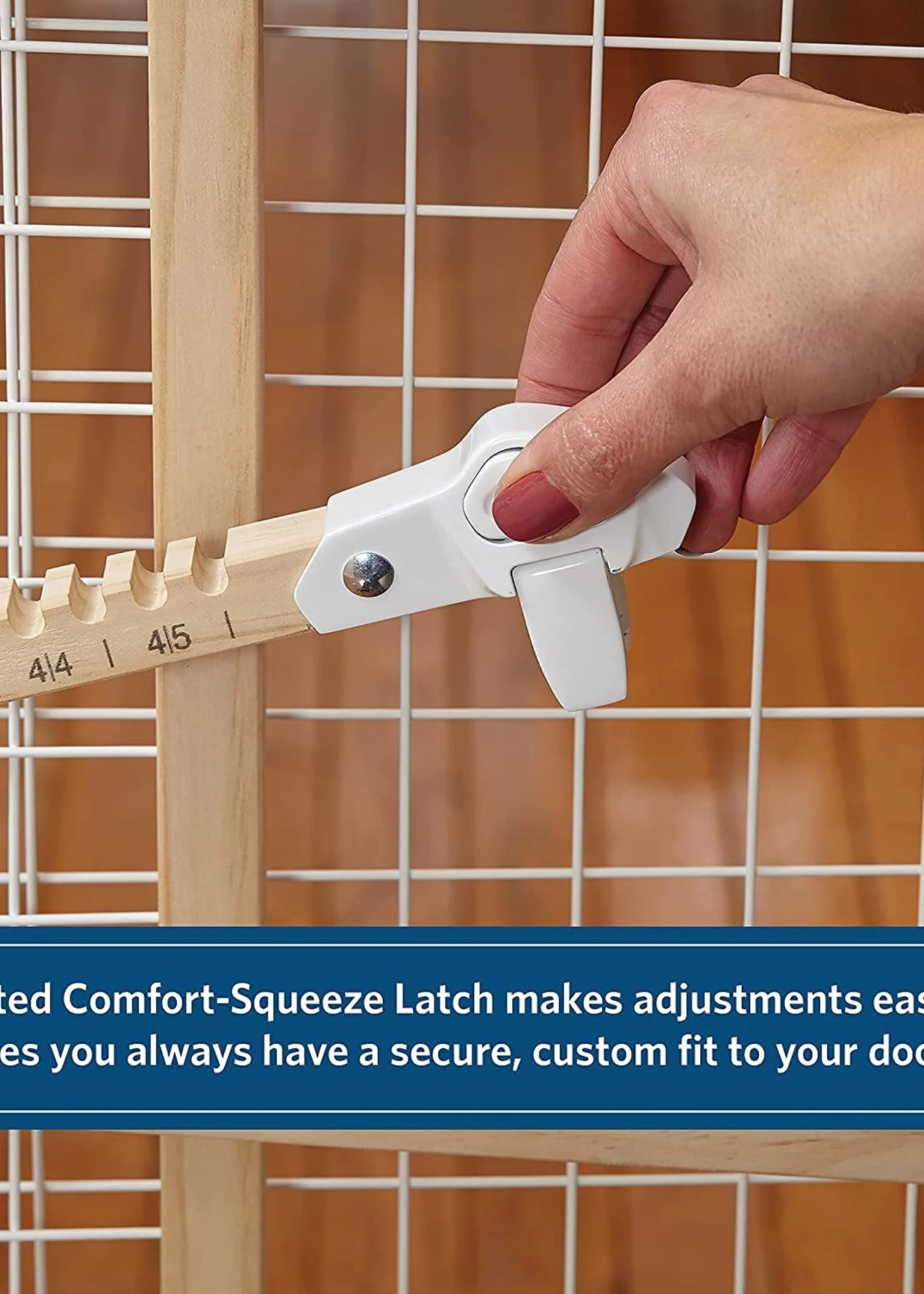 Wood Gate Dog 32inx29-50in 2 Wood Gate Dog 32inx29-50in - Image 2