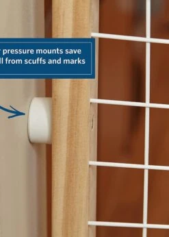 Wood Gate Dog 32inx29-50in 5 Wood Gate Dog 32inx29-50in -Pet Supplies Shop midwest homes for pets wood gate dog 32inx29 50in 2