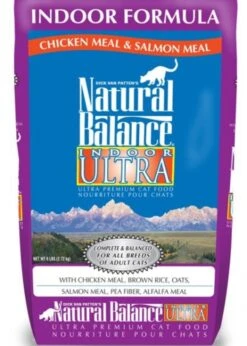 NATURAL BALANCE INDOOR ULTRA CHICKEN & SALMON MEAL FORMULA 6lbs