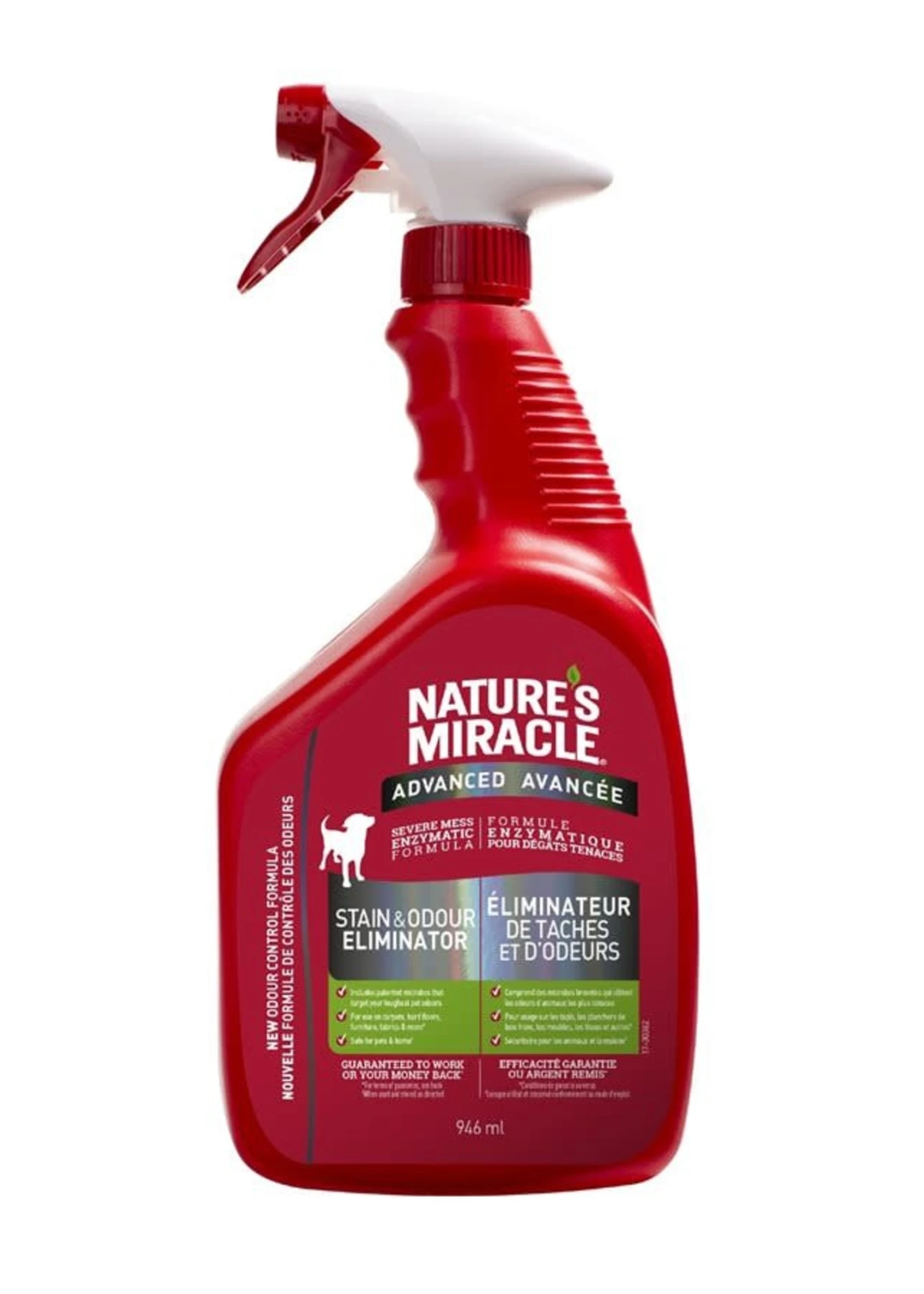 Nature's Miracle® Advanced Stain & Odor Remover 32oz 1 Nature's Miracle® Advanced Stain & Odor Remover 32oz