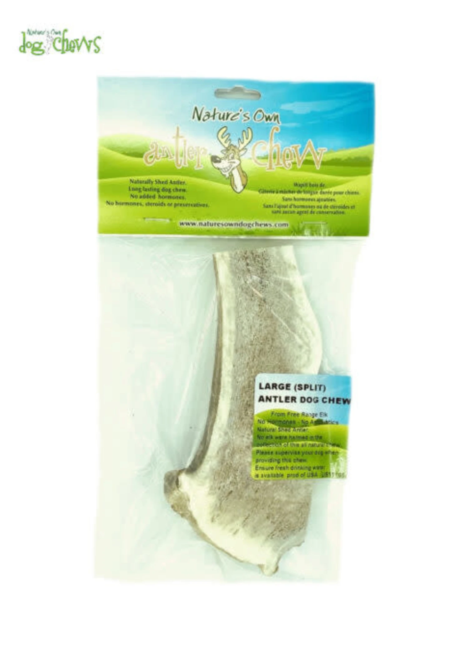 Nature's Own Split Antler Chew Large 1 Nature's Own Split Antler Chew Large