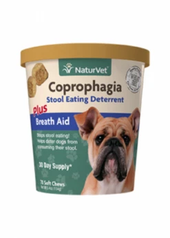 NaturVet® Coprophagia Stool Eating Deterrent + Breath Aid 154g