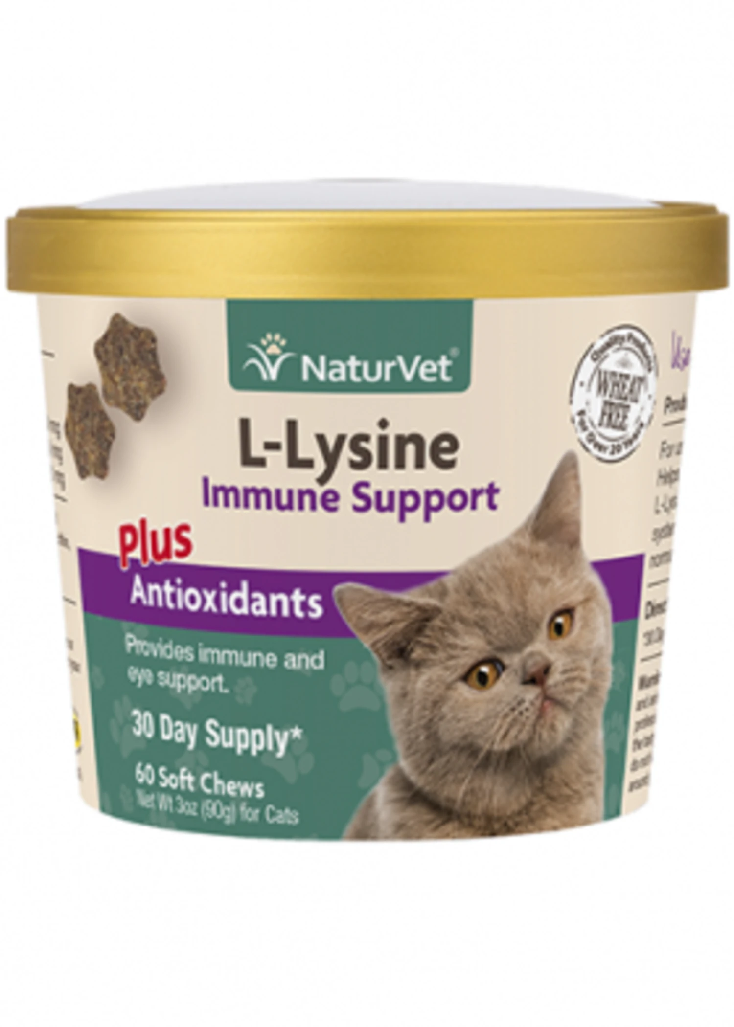 NaturVet® L-Lysine Immune Support Soft Chews 90g 1 NaturVet® L-Lysine Immune Support Soft Chews 90g