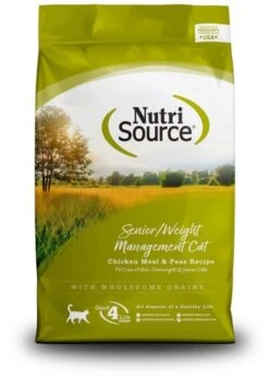 Nutri Source Senior/Weight Management Chicken Meal & Pea Recipe 6.6lbs