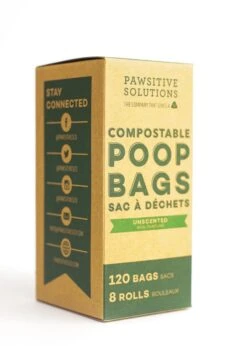 Pawsitive Solutions Compostable Poop Bags Unscented