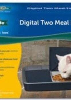 PETSAFE DIGITAL TWO MEAL PET FEEDER (SML TO MED)