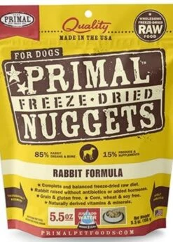 Primal Freeze Dried Nuggets Rabbit Formula 5.5oz
