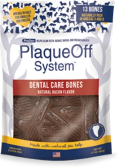 PLAQUE OFF SYSTEM DENTAL CARE BONES BACON 17oz