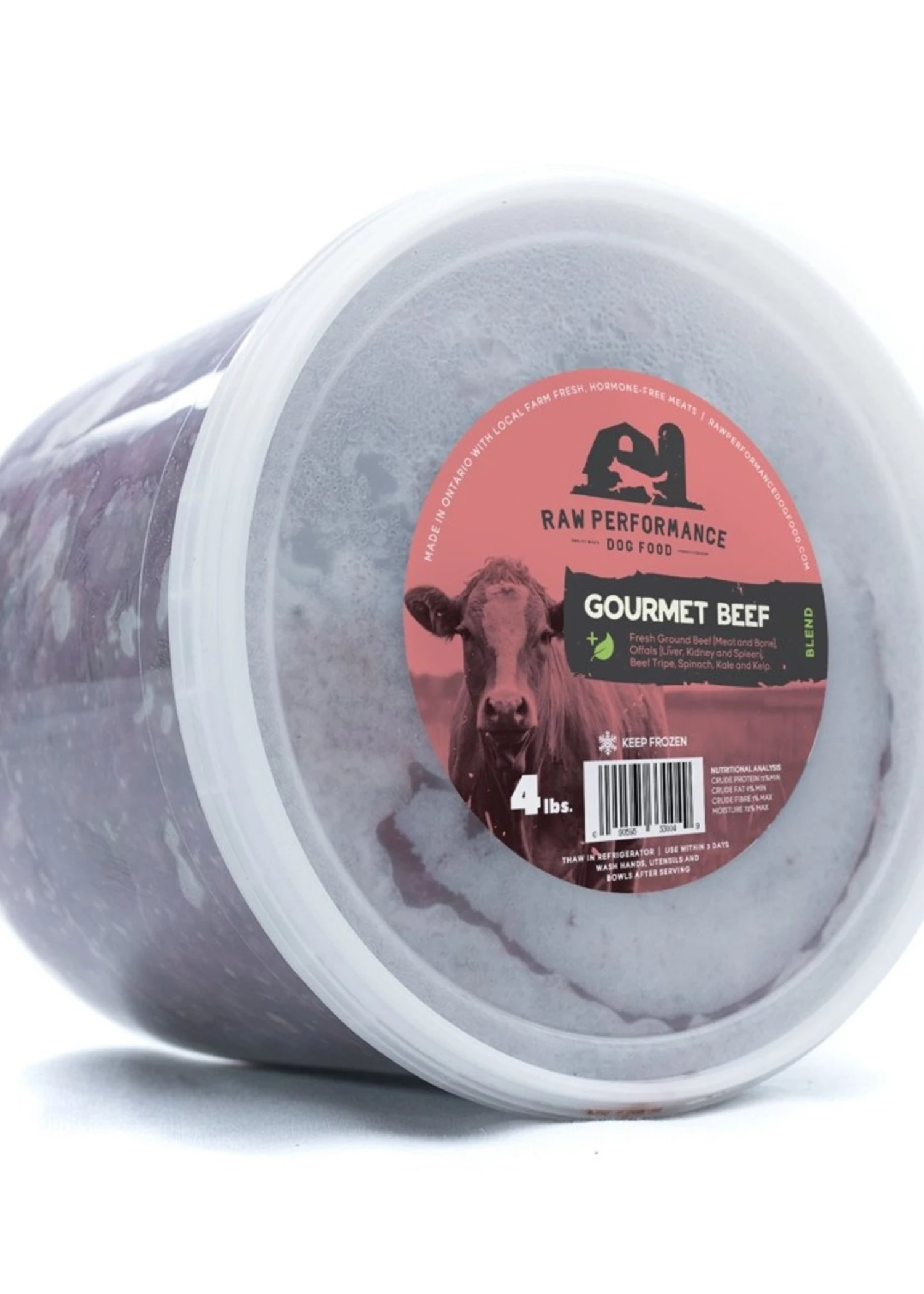 Raw Performane Gourmet Beef Blend 4lbs 1 Raw Performane Gourmet Beef Blend 4lbs