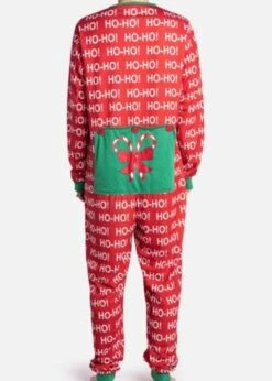 Silver Paw Human Onesie Ho-Ho-Ho- Large