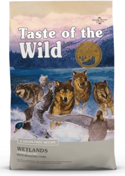 TASTE OF THE WILD GF WETLANDS RECIPE W/ROASTED FOWL 28lbs