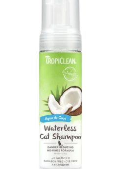 TropiClean Aqua De Coco Dander Reducing Waterless Shampoo 7.5oz