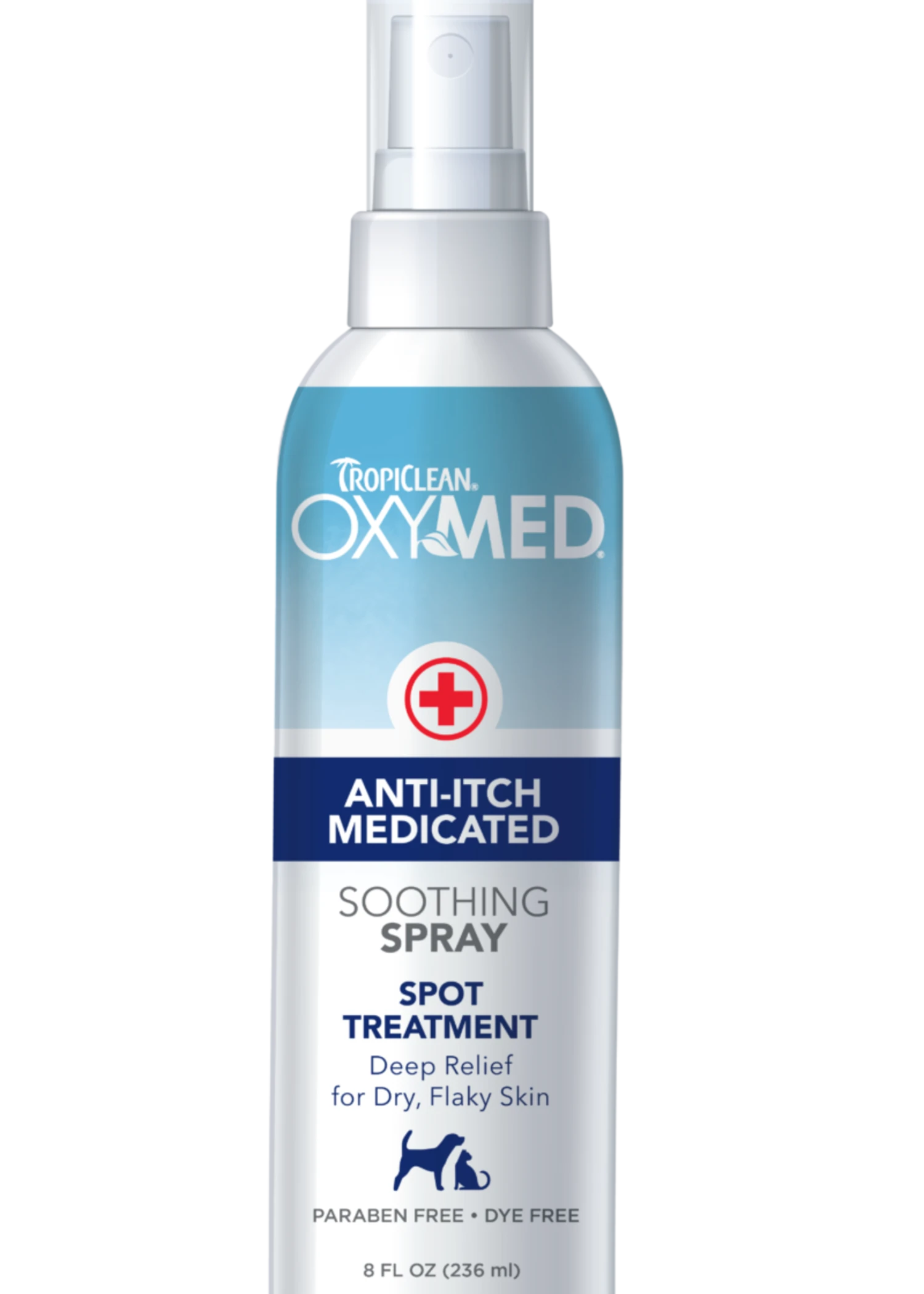 TropiClean® OxyMed© Anti-Itch Medicated Soothing Spray 8oz 1 TropiClean® OxyMed© Anti-Itch Medicated Soothing Spray 8oz