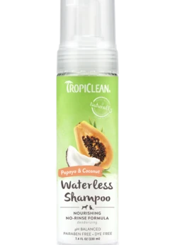 TropiClean® Papaya And Coconut Foaming Waterless Shampoo 7.5oz