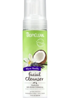 TropiClean Warm Vanilla Waterless Facial Cleanser 7.5oz