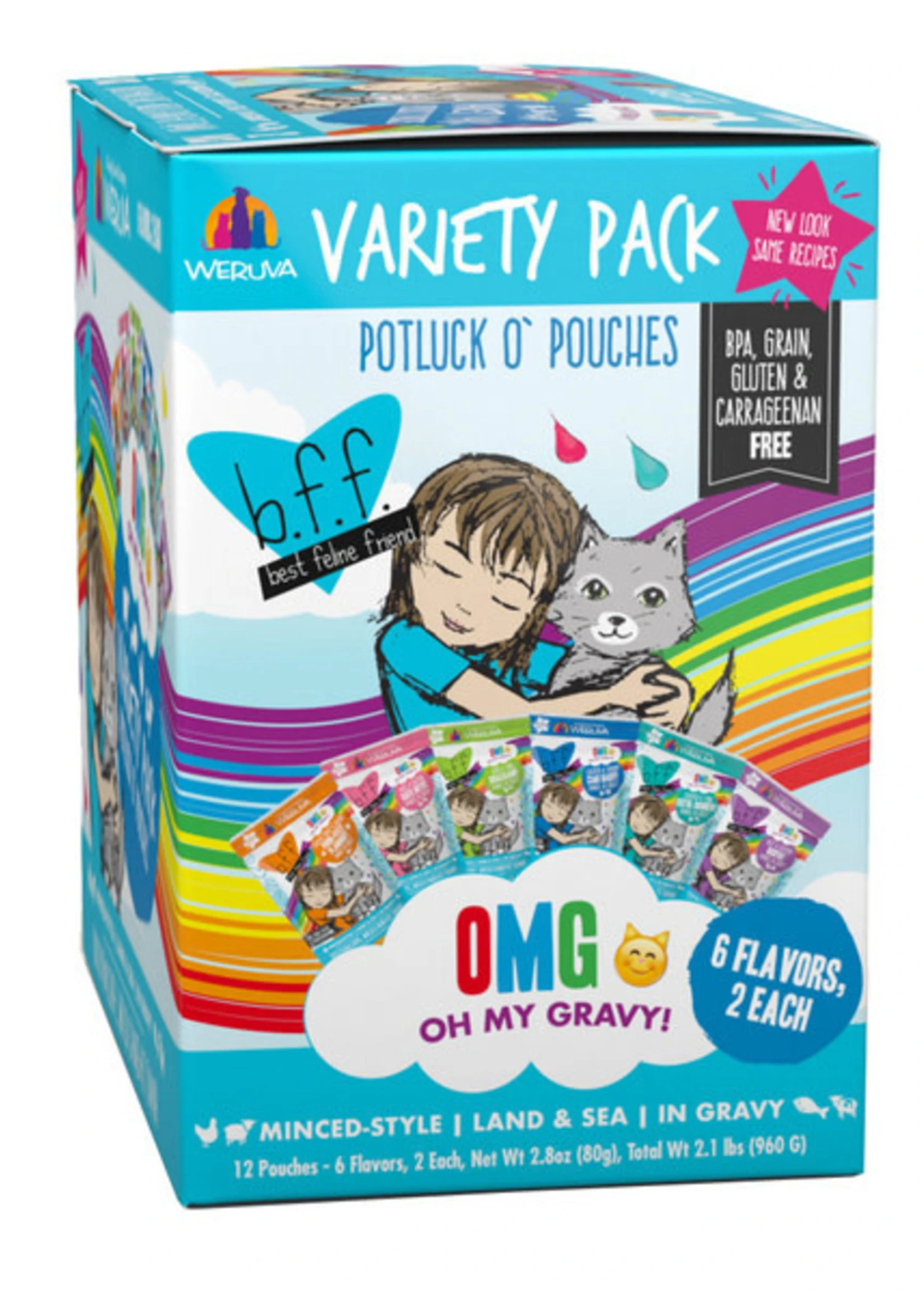 BFF OMG PACK 2.8OZ (POTLUCK O'POUCHES) 1 BFF OMG PACK 2.8OZ (POTLUCK O'POUCHES)