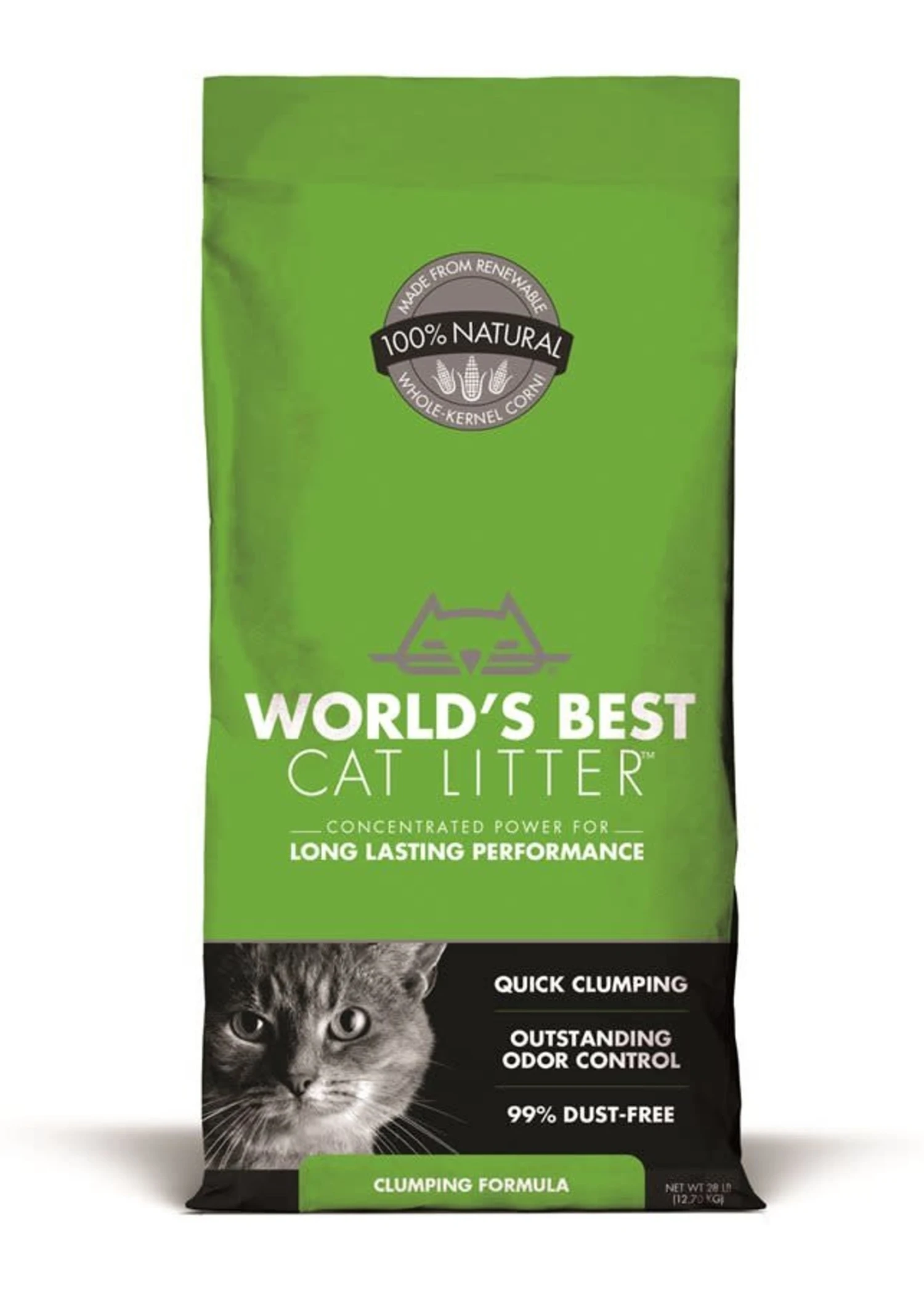 WORLD'S BEST LITTER ORIGINAL CLUMPING FORMULA 28lbs 2 WORLD'S BEST LITTER ORIGINAL CLUMPING FORMULA 28lbs - Image 2