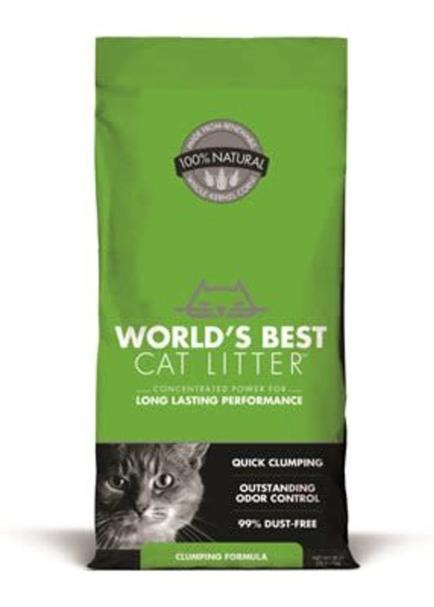 WORLD'S BEST LITTER ORIGINAL CLUMPING FORMULA 28lbs 1 WORLD'S BEST LITTER ORIGINAL CLUMPING FORMULA 28lbs