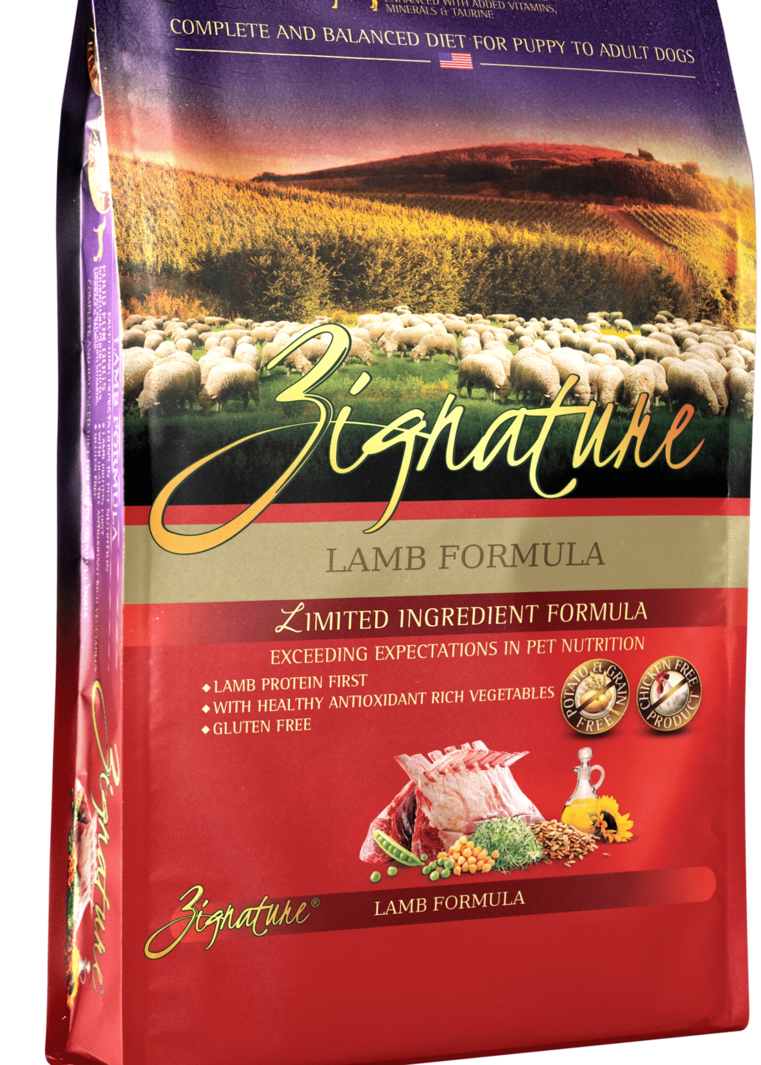 Zignature L.I.D. Lamb Formula 25lbs 1 Zignature L.I.D. Lamb Formula 25lbs
