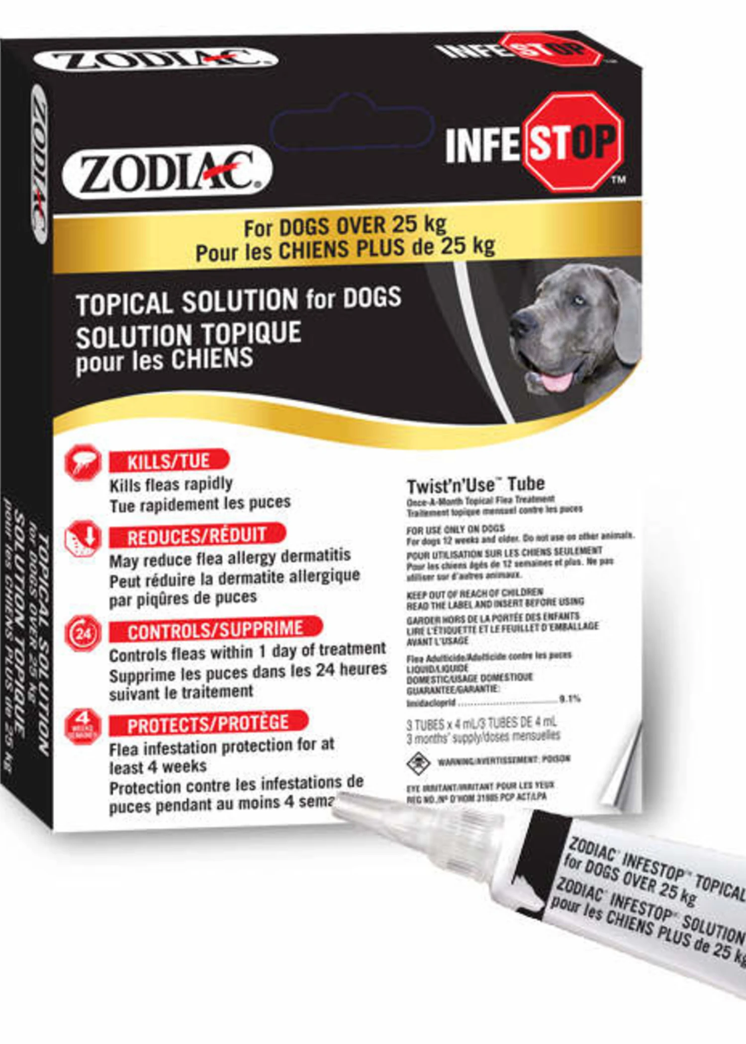 Zodiac® Infestop™ For Dogs Over 25kG 1 Zodiac® Infestop™ For Dogs Over 25kG